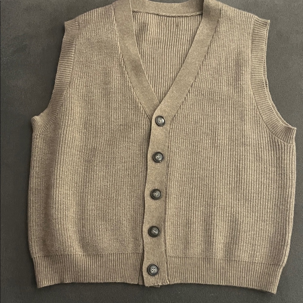 Summon Brown wool vest